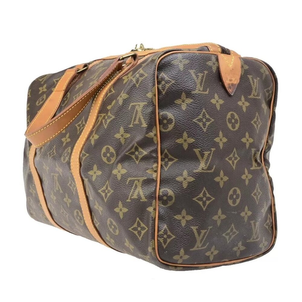 LOUIS VUITTON Sac Souple 35 Travel Hand Bag Monogram Leather BN - Picture 14 of 16